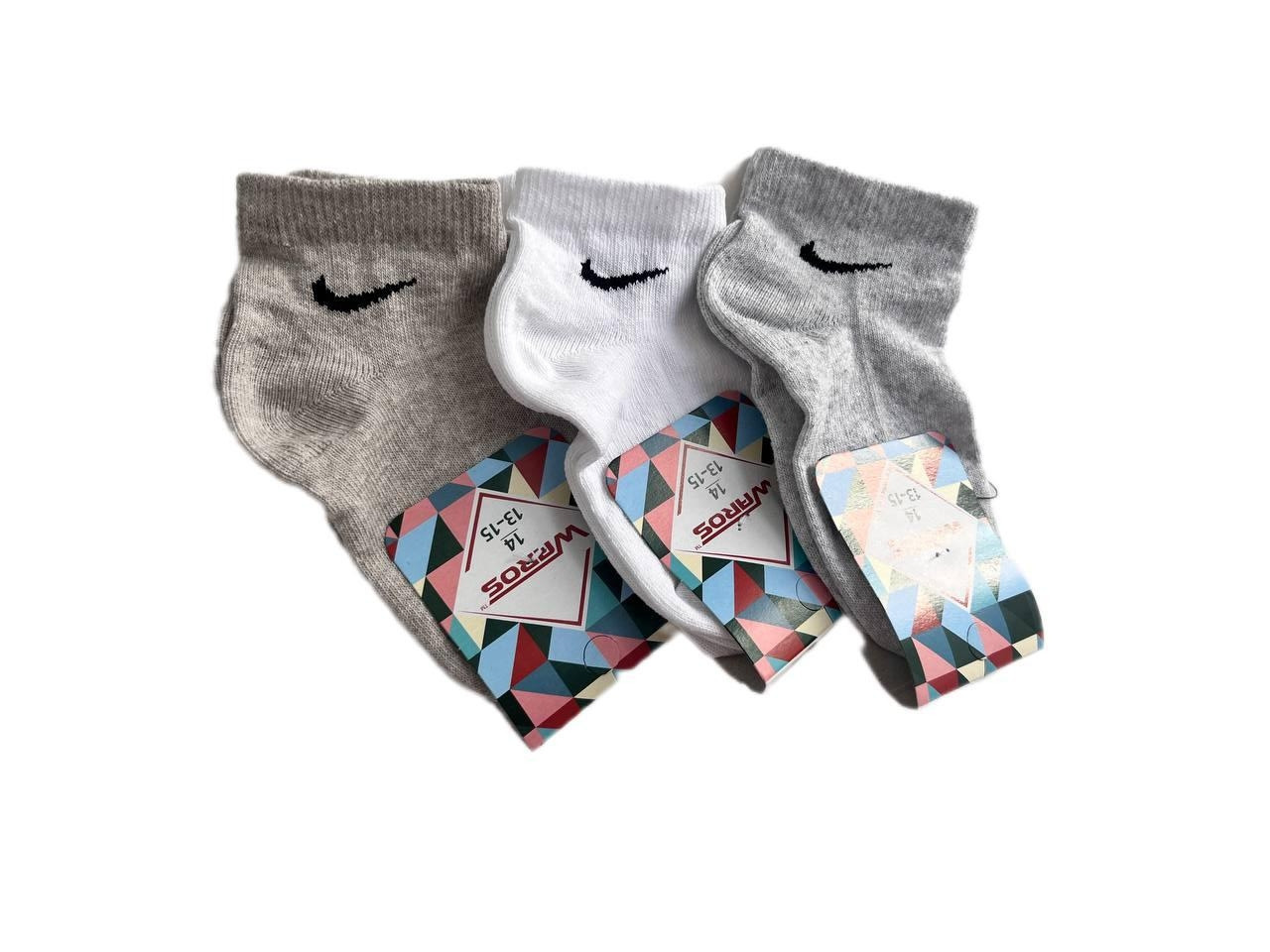 Шкарпетки дитячі трендові 14 р. (12 пар!) (Варос) Демісезонні, фото 1