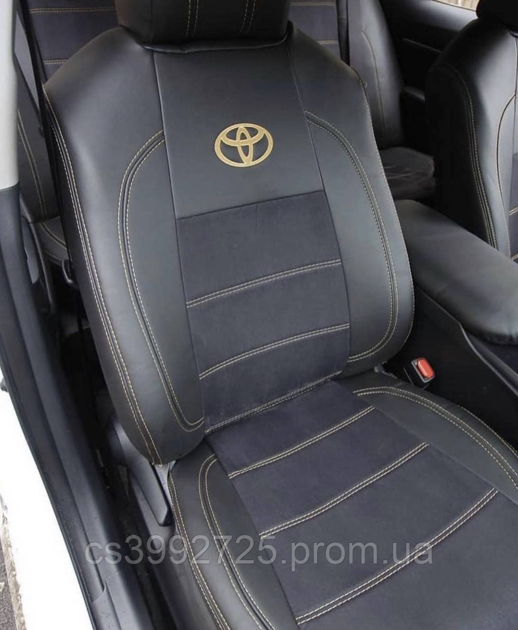 Чехлы на Ленд Крузер 200 (2007-2012). Кожаные чехлы для TOYOTA Land ...