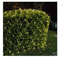 Гірлянда сітка вулична 120 лід 2х2 метри для садово-паркового дизайну, з пультом керування (CC1BR-2801-1R)