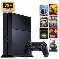 PlayStation 4 Fat +79 Игр; Прошитая (9.00) +Гарантія