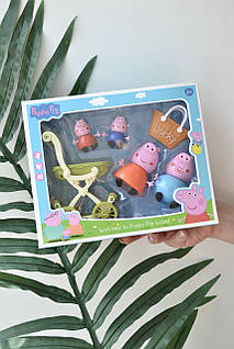 Набір фігурок Peppa Сім'я Пеппи 552-3