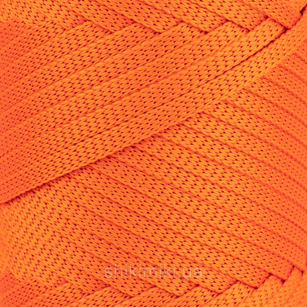 Плоский шнур поліефірний Bugeto Soft Ribbon, колір Помаранчевий
