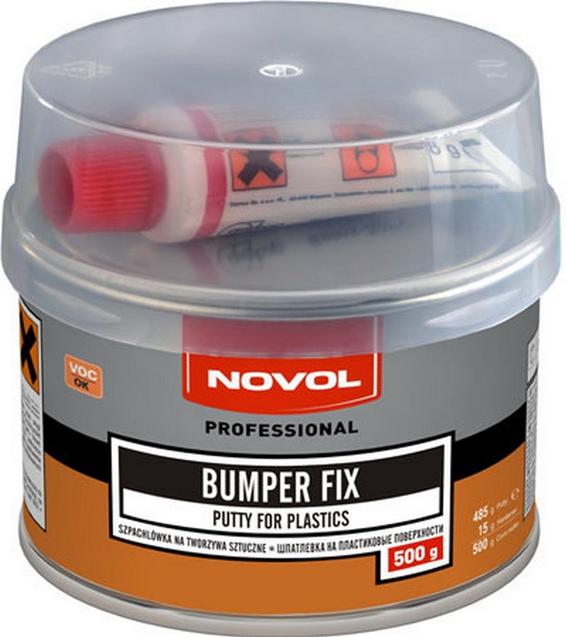 Шпаклівка для пластику Bumper-Fix Novol 0,5 кг