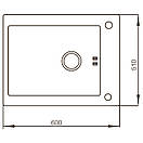 Мийка MIXXUS MX (304) 6051-200x1.2-HM-GLASS (MX0573)  kr, фото 2