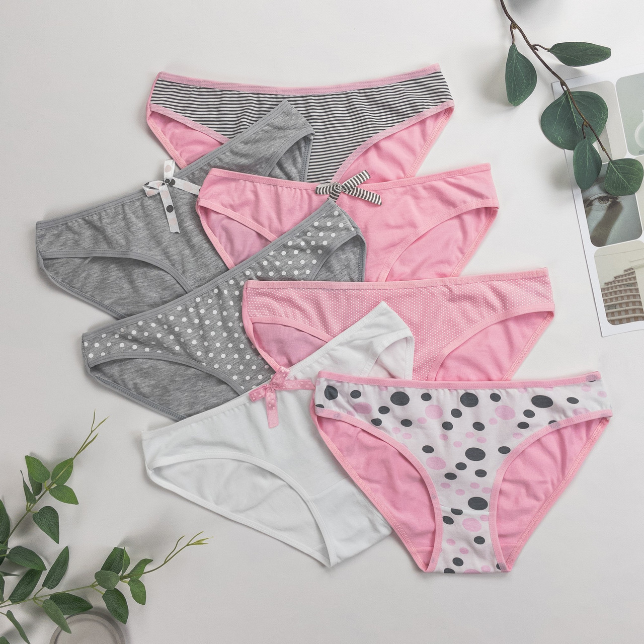 Труси жіночі Nicoletta Туреччина тижневики M, L, XL, 2XL | 7 шт.