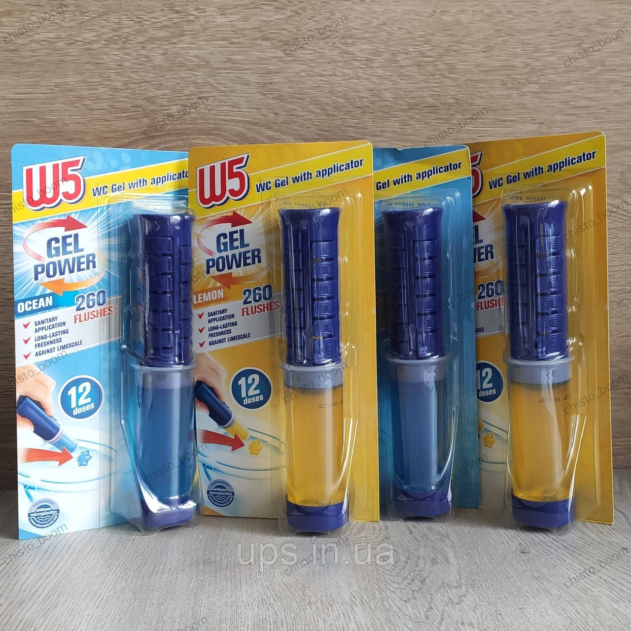 Освіжувач для унітазу з аплікатором W5 Hygienic, 12 аплікацій, 75 мл, фото 1