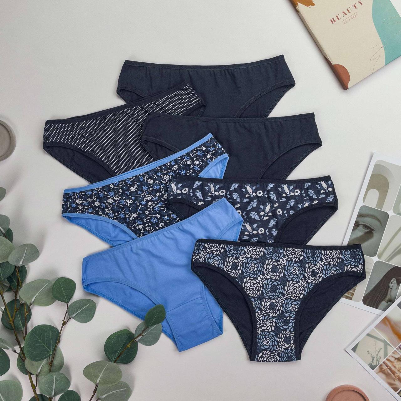 Труси жіночі Nicoletta Туреччина тижневки S, M | 7 шт., фото 1