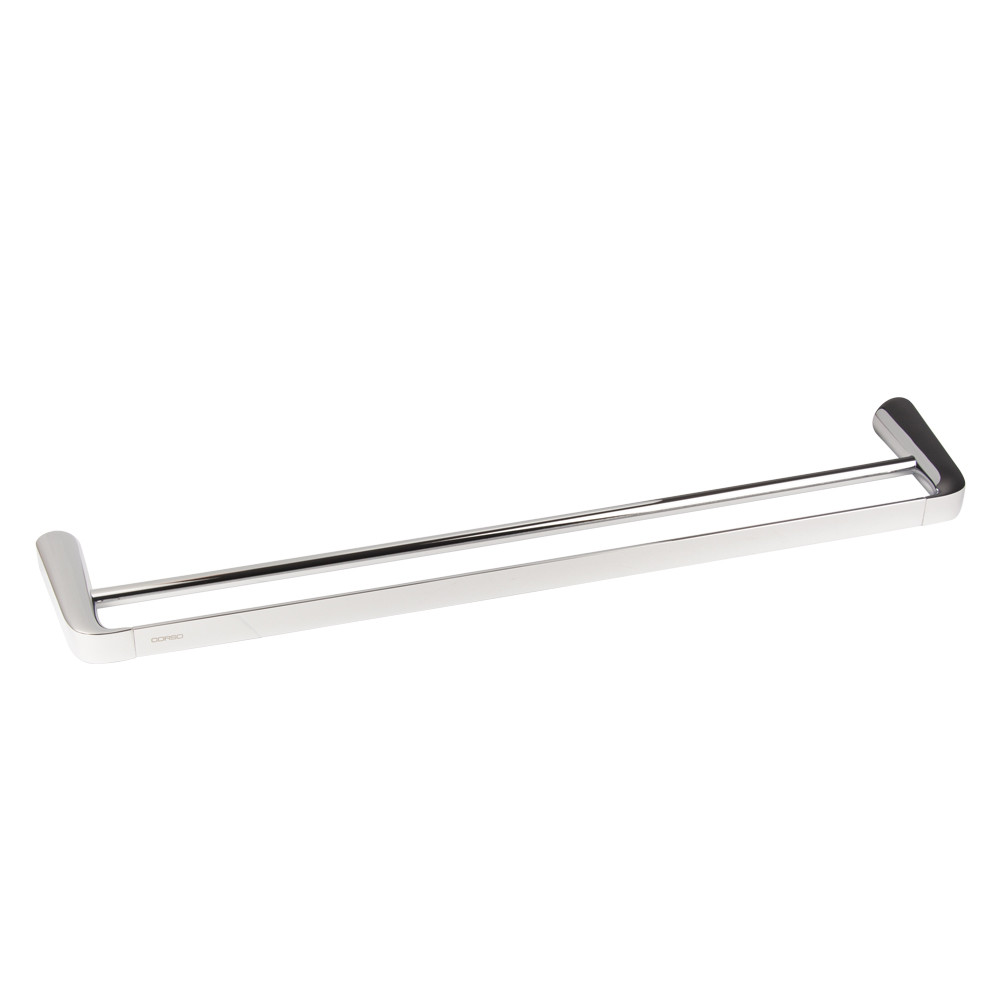 Тримач для рушників GARDA 600×120×34мм подвійний CORSO (9680501) Techno-Torba Гарант Якості