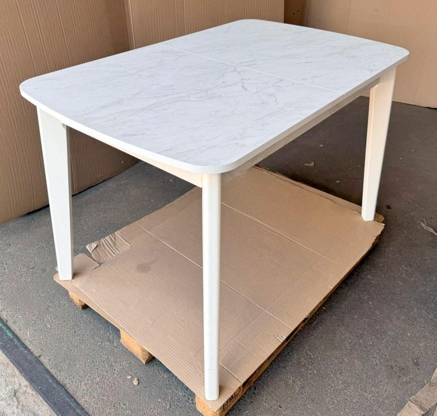 Стіл обідній Честер Fusion Furniture, колір  ДСП Ромео мармур + білий