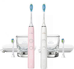 PHILIPS Sonicare DiamondClean 9000 HX9912/99 White and Pink Набір електричних зубних щіток