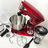 Кухонний комбайн 3 в 1 Rainberg 4200Вт м'ясорубка блендер 1.5 л міксер тістоміс 5.5 л на 6 швидкостей турборежим, фото 7