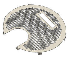 Кришка-сітка для каменки Жарко