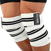 Еластичний бинт на коліно для присідань 2 шт FISTRAGE VL-7742