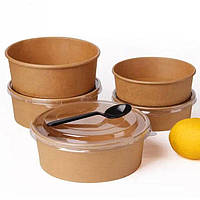 Крафтовий одноразовий посуд