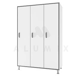 Шафа для медичного одягу 3Д Алюмікс ТМК - Білий