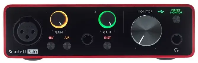 Звукова карта Focusrite Scarlett Solo 3rd Gen, фото 2