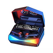 Бездротові Ігрові навушники з функцією PowerBank M28 Bluetooth-навушники із зарядним кейсом та мікрофоном, фото 6