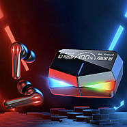 Бездротові Ігрові навушники з функцією PowerBank M28 Bluetooth-навушники із зарядним кейсом та мікрофоном, фото 10