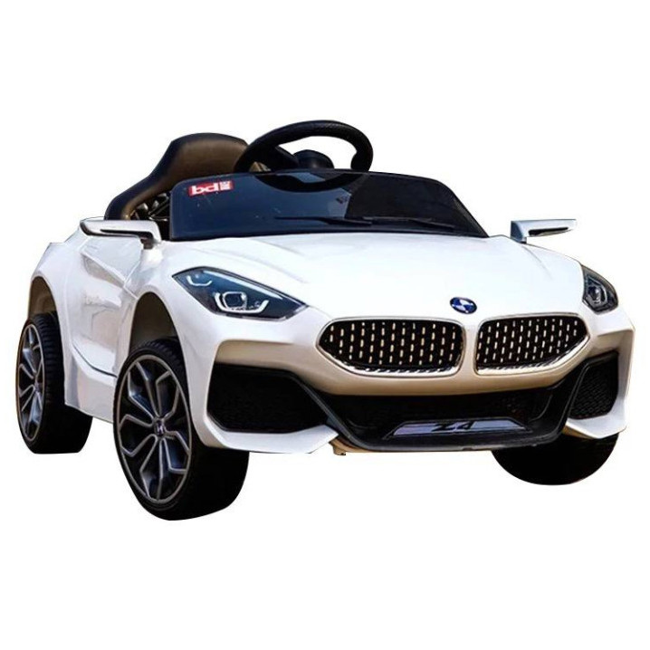 🤍Дитячий електромобіль BMW X7 339, 2 акумулятори 12V, 4 мотори, USB, MP3, Bluetooth, Білий, фото 1