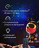 Нічник проєктор з ефектом зоряного неба космічний собака Nebula Dog Black, фото 8