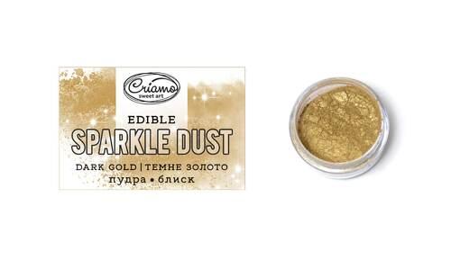 Пудра-блеск Criamo темне золото 2г., фото 1