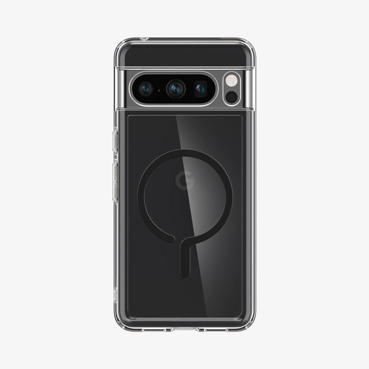 Чохол Spigen Ultra Hybrid Metal Ring MagFit до Google Pixel 8 Pro Black (ACS06318), фото 1
