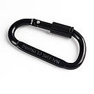 Карабін із муфтою Solve Aluminum Carabine Білий до 100 кг алюмінієвий сплав Screwlock KT7000801, фото 10