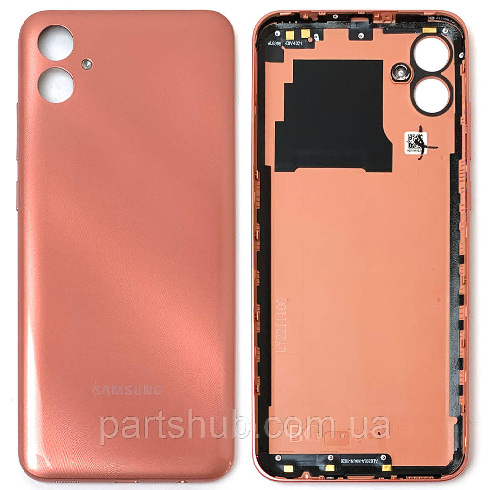 Задня кришка Samsung Galaxy A04e A042F (бронзова оригінал Китай), фото 1