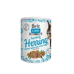 Ласощі для котів Brit Care Superfruits Herring 100 г - оселедець