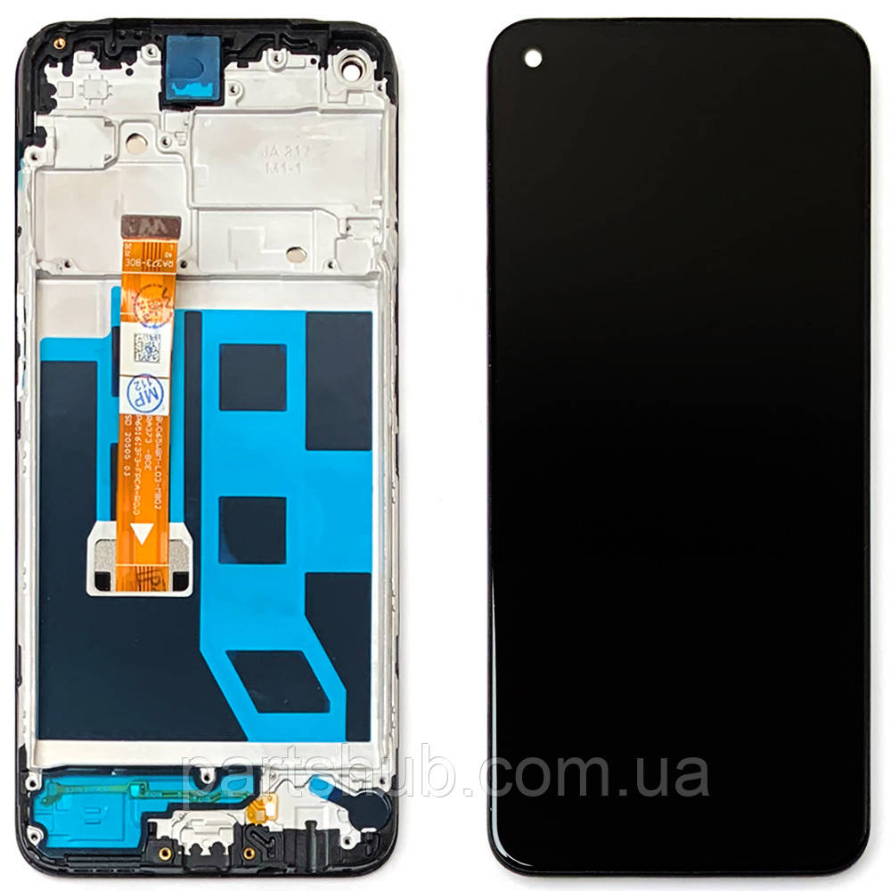 Дисплей Oppo A53 CPH2127, A32 2020, A33 Realme 7i, C17 з тачскріном оригінал OEM з рамкою BV065WBM-L03-MB02