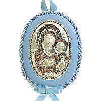 Икона "Богородица Иерусалимская" для мальчика овальная с мелодией