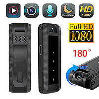 Нагрудна боді камера відеореєстратор із датчиком руху нічним зніманням із поворотним об'єктивом 1080P