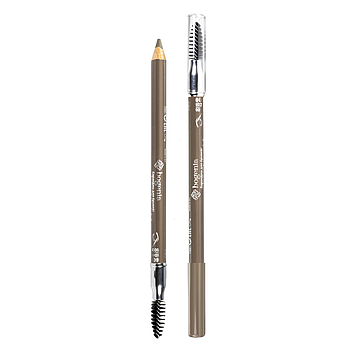 Олівець для брів Bogenia Powder Brow Liner зі щіточкою BG506 № 002 Gentle Brown