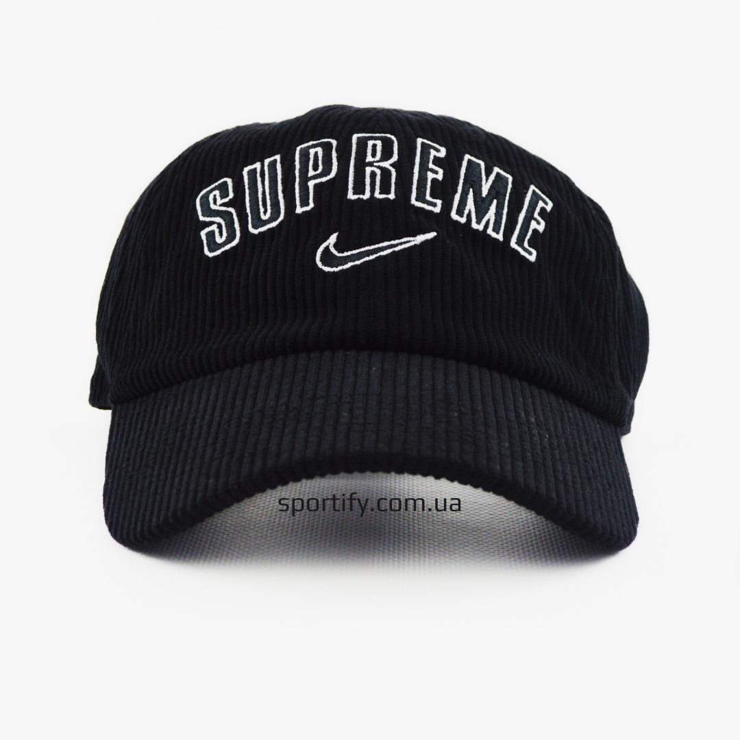 Кепка nike x Supreme NEW вільветова бейсболка найк сумрім