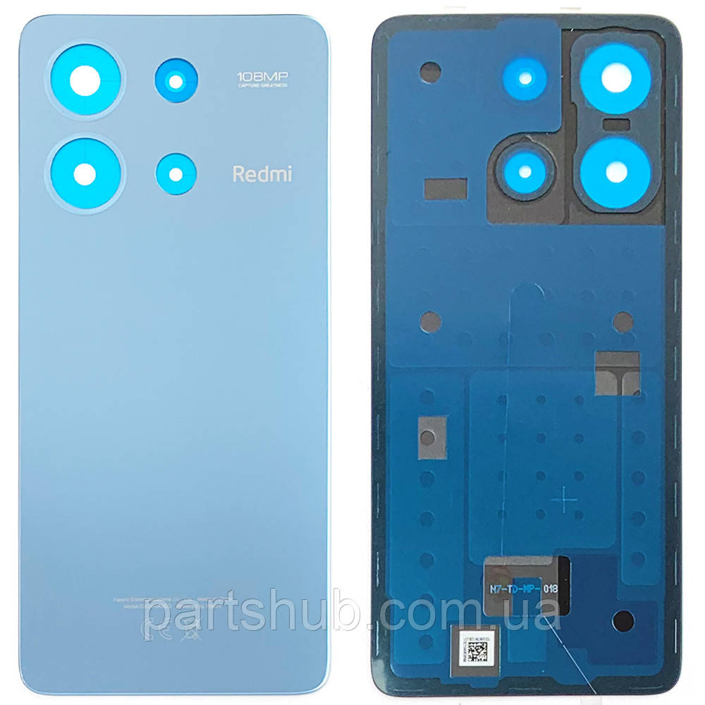 Задня кришка Xiaomi Redmi Note 13 4G (блакитна оригінал Китай)
