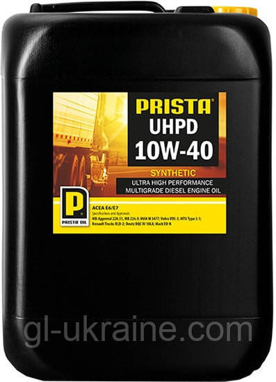 Моторна олива Prista UHPD 10W-40, 20л