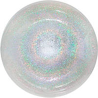 Повітряна куля Bubbles (баблс) з срібним гліттером, 20"  (50 см) без малюнку