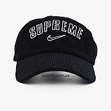 Кепка nike x Supreme NEW вільветова бейсболка найк сумрім, фото 4