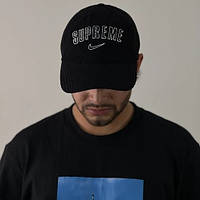 Кепка nike x Supreme NEW вільветова бейсболка найк сумрім