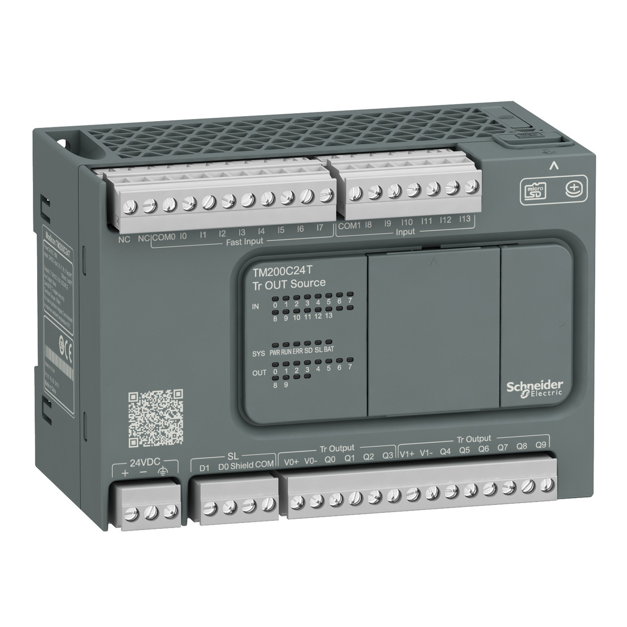 TM200C24T ПЛК M200 24ВХ/ВИХ,=24В, 14 ВХ.,10 ТР.PNP, фото 1
