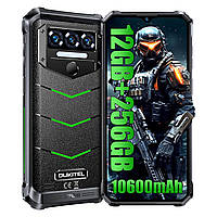 Телефон Oukitel WP38 12(6+6)Gb/256Gb 10600mAh с мощной батареей лучший противоударный