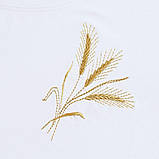 Жіночий лонгслів з вишитими колосками, фото 2