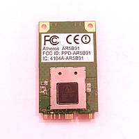 Адаптер Wi-Fi Atheros AR5B91 300Mbps WiFi 802.11b/g/n Mini-PCIe (Оригінал з розбору) (Вживаний)