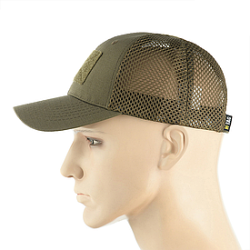 M-Tac бейсболка з липучкою та сіткою Flex ріп-стоп Dark Olive BF