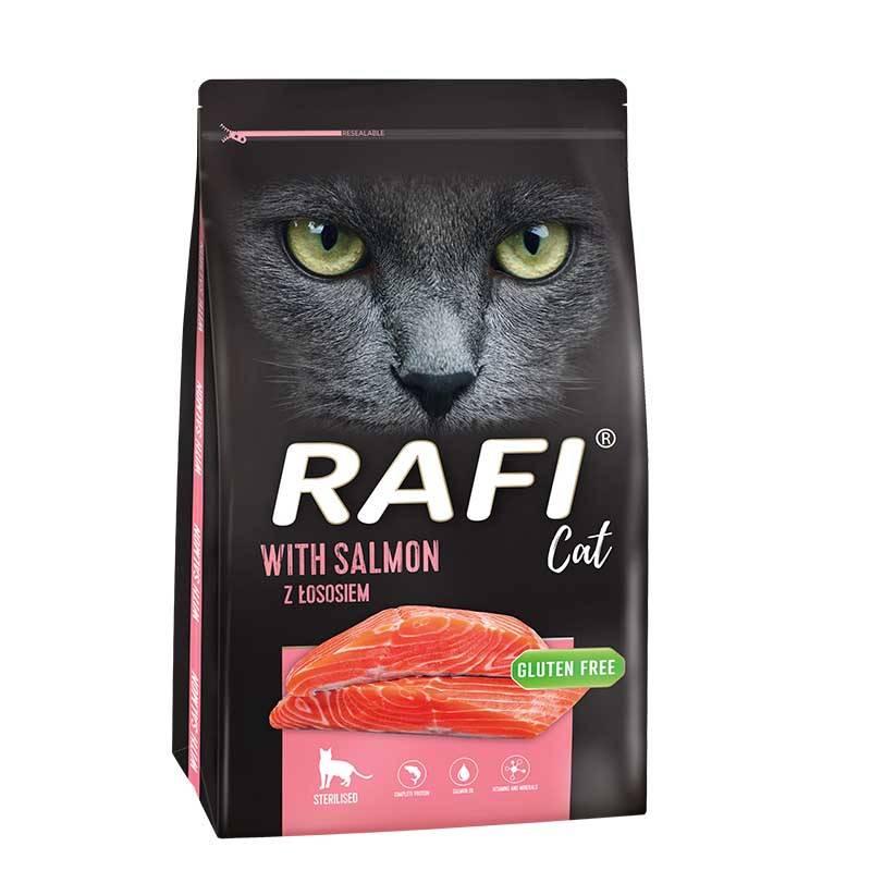 Dolina Noteci Rafi Cat 500г корм для стерилізованих кішок з лососем