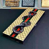 Дизайнерські нарди зі скла Gucci, 61×27×5см, арт.250102, фото 4