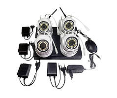Комплект відеоспостереження DVR KIT 6104 на 4 поворотні камери