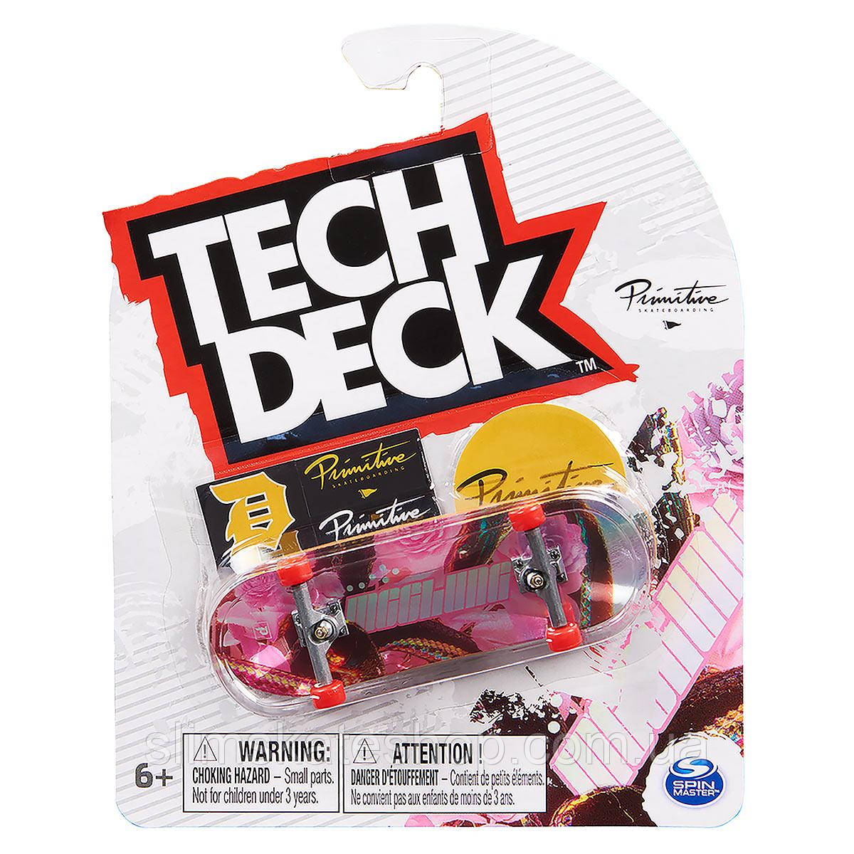 Фінгерборд Tech Deck Primitive Skateboarding Rosa 32 мм, фото 1