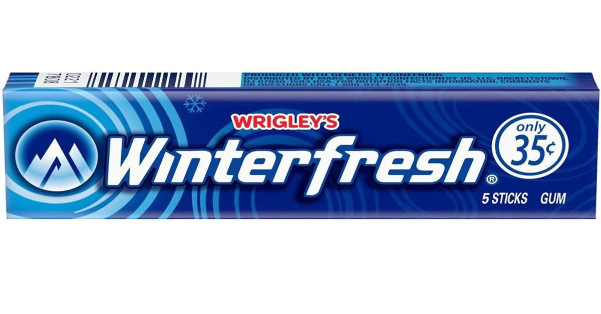 Жувальна гумка Wrigley's Winterfresh Chewing Gum 1 шт, фото 1