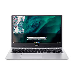 Ноутбук Acer Chromebook CB315-4H 15" FHD IPS, Intel C N4500, 8GB, F128GB, UMA, ChromeOS, сріблястий
